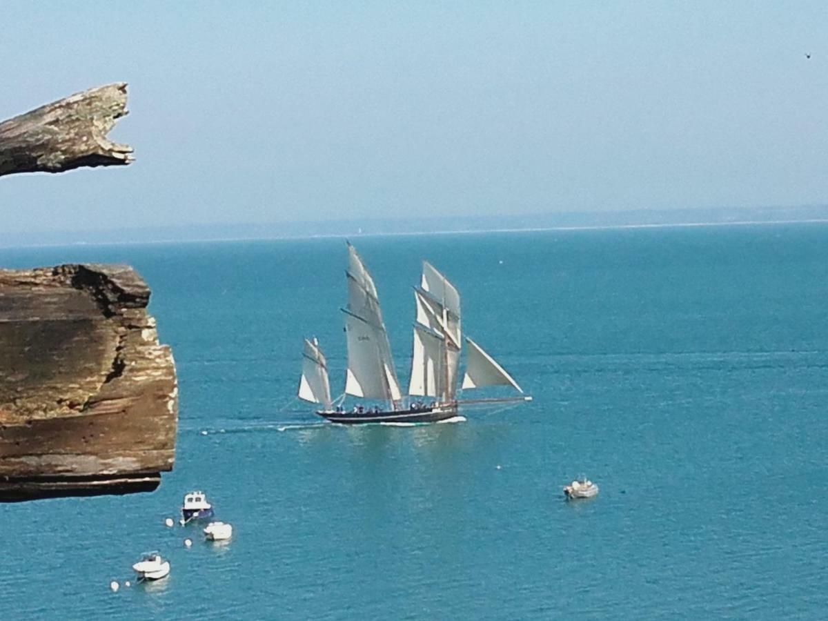 T3 Calme Et Lumineux Entre Mer Et Centre Bourg Cancale Exterior foto